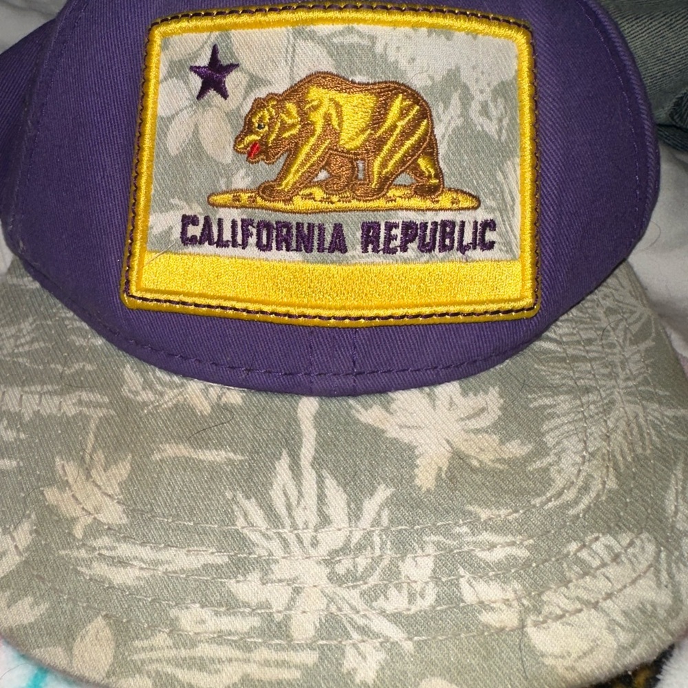 Purple California Republic Cap